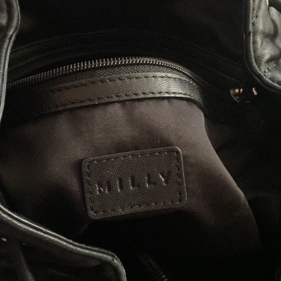 Drawstring soft leather backpack purse - Picture 7 of 9